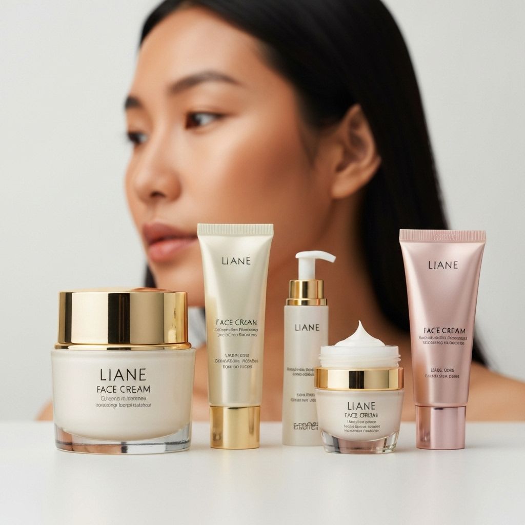 Women's face creams collection