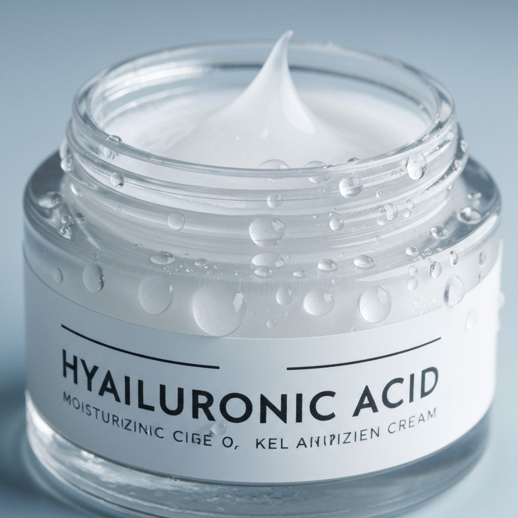 Hyaluronic acid face cream